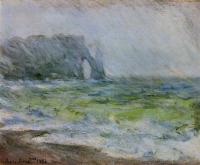 Monet, Claude Oscar - Etretat in the Rain